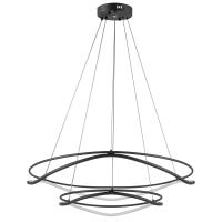 736527 Люстра ROTONDA 115W LED 5736LM 120G ЧЕРНЫЙ 3000-6000K