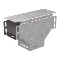 Ответвитель Т-образный вертикальный с крышкой Стандарт 100х80 Промрукав