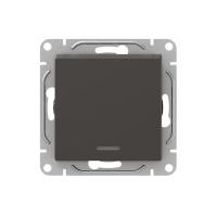 Механизм выключателя, одноклавишный, с подсветкой, мокко Эпика EKF