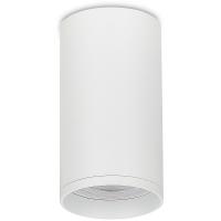 Светильник накладной, GU10, D55xH80мм, IP20, белый, без лампы