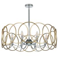 713083 Люстра REGOLO 8х40W E14 ХРОМ/ЗОЛОТО