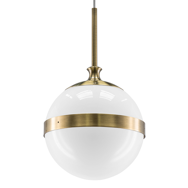 813131 Люстра GLOBO 3х40W E14 electroplating bronze/white