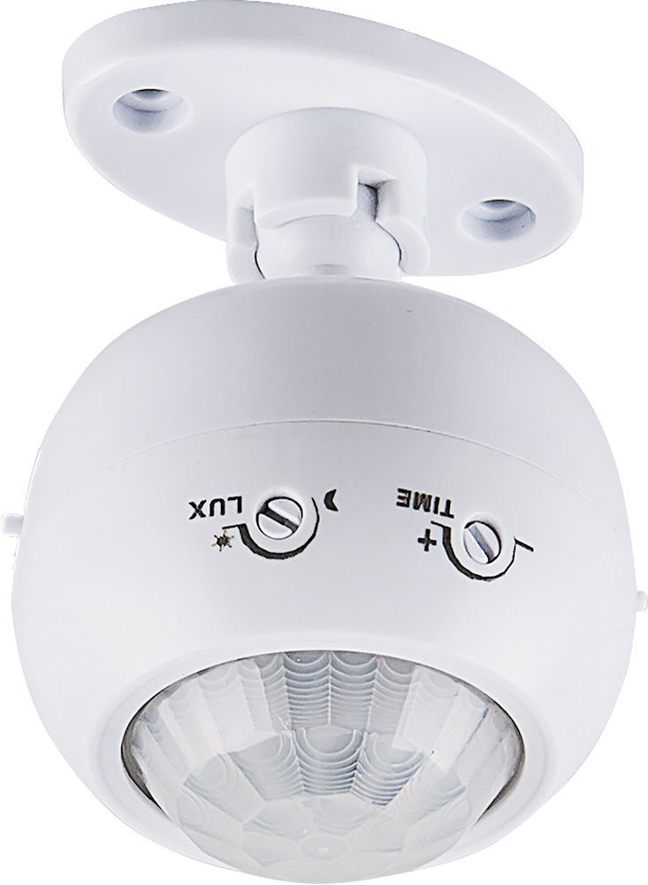 Датчик движения 1200W 8m 120°(гориз.) 360°(верт.) белый, SEN16/ES-P27A FERON SEN16