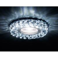 S257 BK хром/тонированный хрусталь/MR16+3W(LED WHITE)