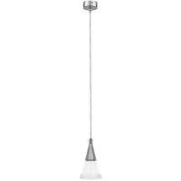 757019 Люстра CONE 1х40W GU10 ХРОМ/ПРОЗРАЧНО-МАТОВЫЙ