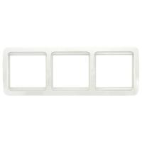 Лондон Рамка 3-местная горизонтальная белая EKF PROxima
