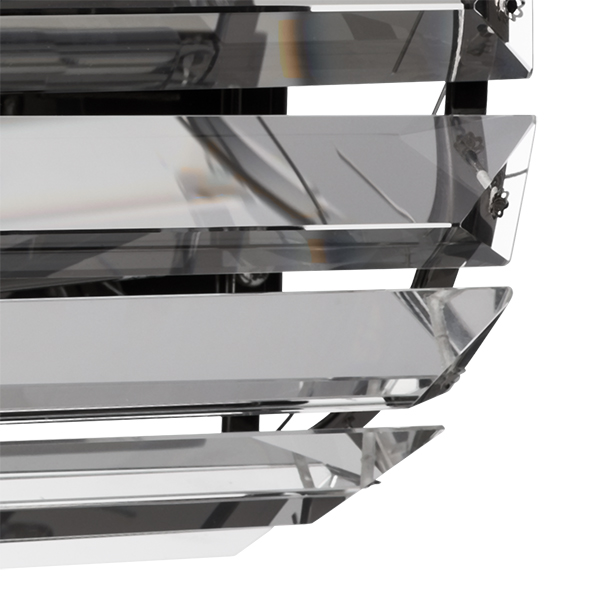 722660 Бра LIMPIO 6х20W G9 ЧЕРНЫЙ ХРОМ/ПРОЗРАЧНЫЙ