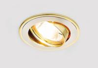 104A SS/G Сатин серебро/золото MR16