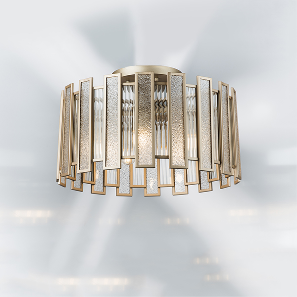 712052 Люстра AGAVE 5х40W E27 ШАМПАНЬ/ПРОЗРАЧНЫЙ