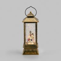 Декоративный фонарь (фигура) с эффектом снегопада и подсветкой Семья снеговиков NEON-NIGHT