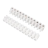 Клеммная винтовая колодка KВ-35 10-35, ток 80 A, полиэтилен белый REXANT (10 шт./уп.) 