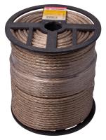 Трос стальной в ПВХ оплетке d=6,0мм, прозрачный (бухта 150м) REXANT