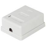 RJ01UN  Розетка компьютерная RJ-45 ЭРА RJ01UN категория 5е неэкранированная 1-порт упаковка 40 штук