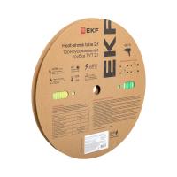 Термоусадочная трубка ТУТ 10/5 жел-зел EKF