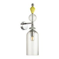 4893/1WA CLASSIC ODL_EX22 197 хром/раноцветн./керамика/стекло Бра E14 1*40W 4893/1WA BIZET