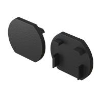 Заглушка для круглого шинопровода, 2 шт. Basity, черный