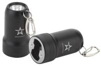 Фонарик брелок светодиодный АРМИЯ РОССИИ BB-601 для ключей карабин рефлектор открывашка на батарейках 0,5Вт алюминиевый