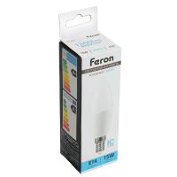 Лампа светодиодная Feron LB-980 Свеча E14 15W 175-265V 6400K