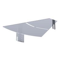 Крышка угла горизонтального изменяемого 0-45 градусов Стандарт INOX (AISI 316) 300 Промрукав