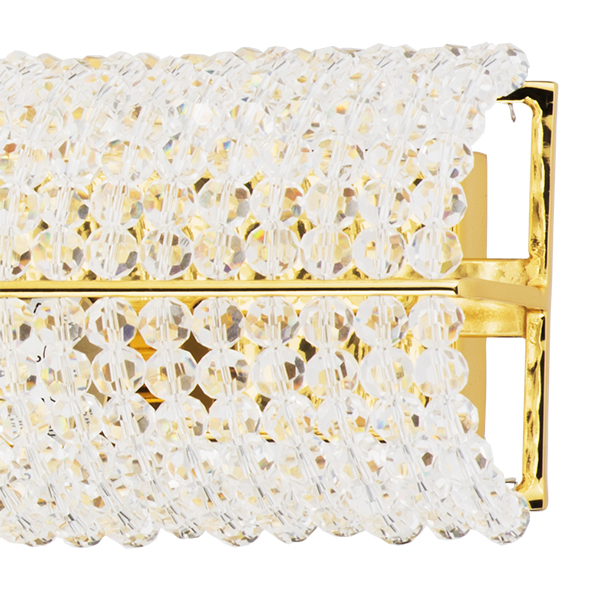 704652 Бра зерк. MONILE 5х40W E14 24K ЗОЛОТО