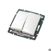 Legrand Valena Бел Переключатель 2-х клавишный