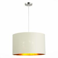 SLE300503-03 Светильник подвесной Никель/Белый, Серебристый E27 3*40W BRESCIA