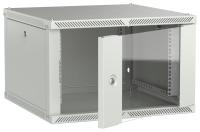 ITK LINEA W Шкаф настенный 6U 600х600мм дверь стекло серый 2.0