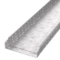 Лоток перфорированный Профи HDZ 300х80х6000 (1,5 мм) (12 м/уп) Промрукав