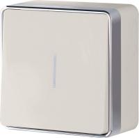 Выключатель одноклавишный с подсветкой Gallant (слоновая кость) / WL15-01-04 / W5010103