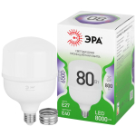 Лампа светодиодная ЭРА GREEN LINE LED POWER T120-80W-865-E27/E40 GL Е27/Е40 80 Вт колокол холодный с