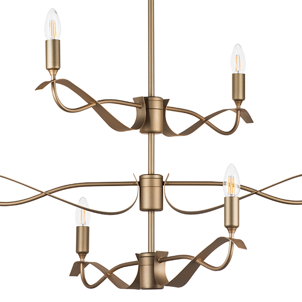 733263 Люстра RAGNO 6х40W E14 ЗОЛОТО