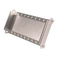 Угол вертикальный внешний 45 градусов Стандарт INOX (AISI 409) 500х50 Промрукав