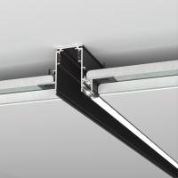 Slim Magnetic Шинопровод встраиваемый с местом под светодиодную ленту чёрный 2м 85132/00
