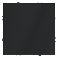 Выключатель встраиваемый VOLTUM S70 одноклавишный 10А, (графит)