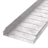 Лоток неперфорированный Профи HDZ 400х80x3000 (1,2 мм) (6 м/уп) Промрукав