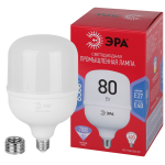 Лампа светодиодная ЭРА RED LINE LED POWER T140-80W-6500-E27/E40 R E27/E40 R 80 вт колокол холодный