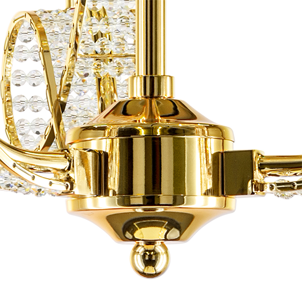 705032 Люстра подвесная RICCIO 3х40W E14 ЗОЛОТО