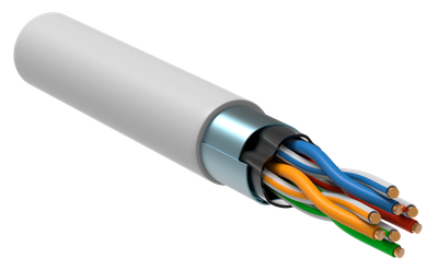 ITKВитая пара F/UTP кат. 5E 4х2х0 52 solid PVCLS нг(А)-LSLTx белый (305м)