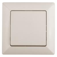 4-101-02 Intro Выключатель, 10А-250В, СУ, Solo, сл.кость (10/200/2400)