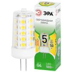 LED G4-JC-5W-830-12V GL  Лампа светодиодная ЭРА GREEN LINE LED G4-JC-5W-830-12V GL 5Вт капсула 12В теплый белый свет G4