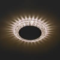 DK LD24 CHP/WH Светильник ЭРА декор cо светодиодной подсветкой Gx53, шампань (50/800)