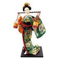 724128 Фигурка декоративная Гейша  L13 W13 H30 см