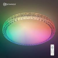 Управляемый светодиодный светильник PLUTON RGB 70W R-595-CLEAR/SHINY-220-IP40/2020