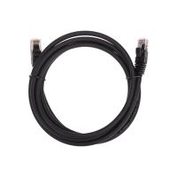 Патч-корд U/UTP, CAT 6, RJ45-RJ45, 26AWG, LSZH, черный, 2м REXANT
