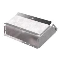 Угол вертикальный внутренний 45 градусов с крышкой Стандарт 400х100 Промрукав