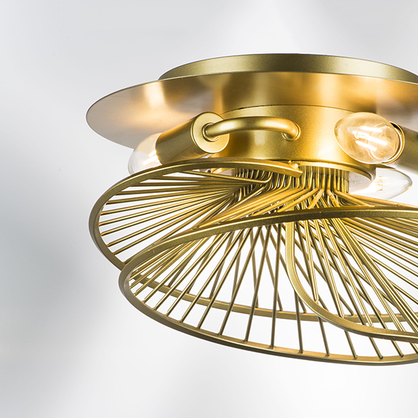 728133 Люстра ZETA 3х40W E14 ЗОЛОТО