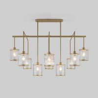 Потолочная люстра со стеклянными плафонами 60144/10 золото