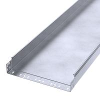 Лоток неперфорированный Профи INOX (AISI 316) 400х80x6000 (2,0 мм) (12 м/уп) Промрукав