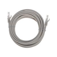 Патч-корд U/UTP, CAT 6, RJ45-RJ45, 26AWG, LSZH, серый, 5м REXANT