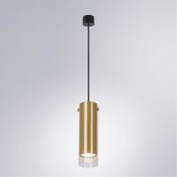 A5367SP-1SG Светильник подвесной LAZIO Ø60x200мм матовое золото IP20